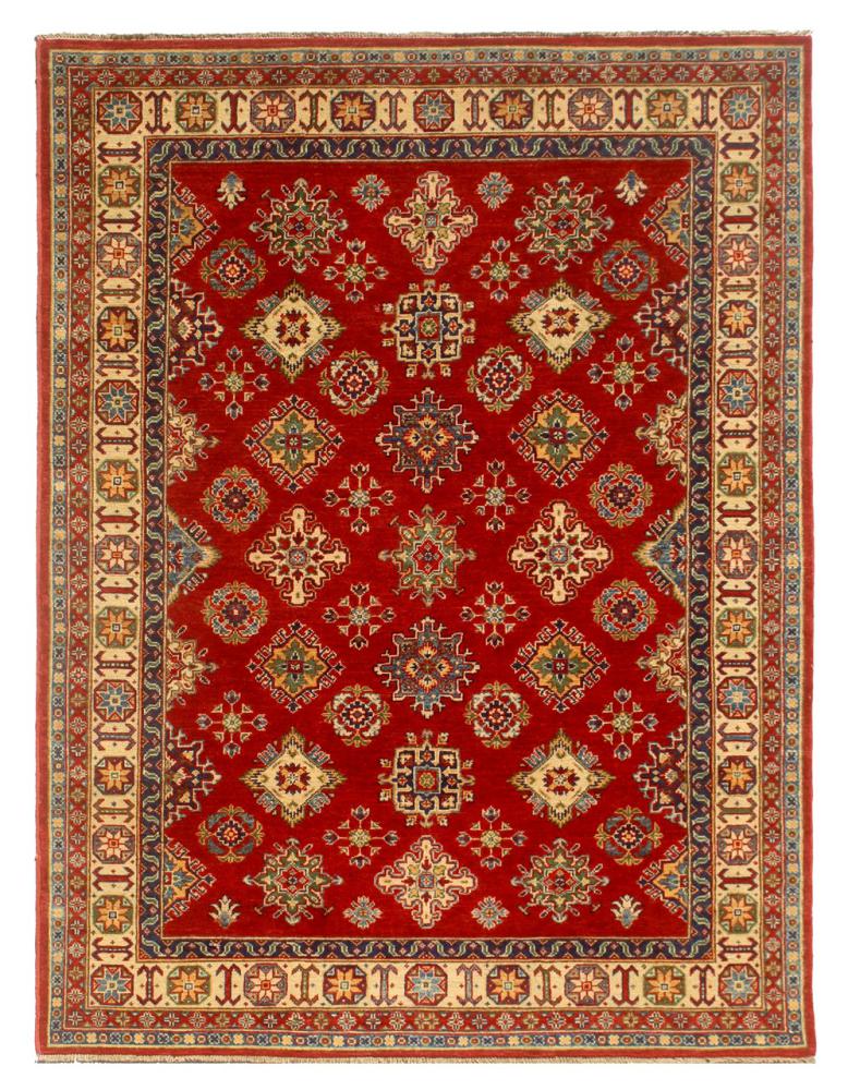 Afghan rug Kazak Ghazni 233x165 233x165, Persian Rug Knotted by hand