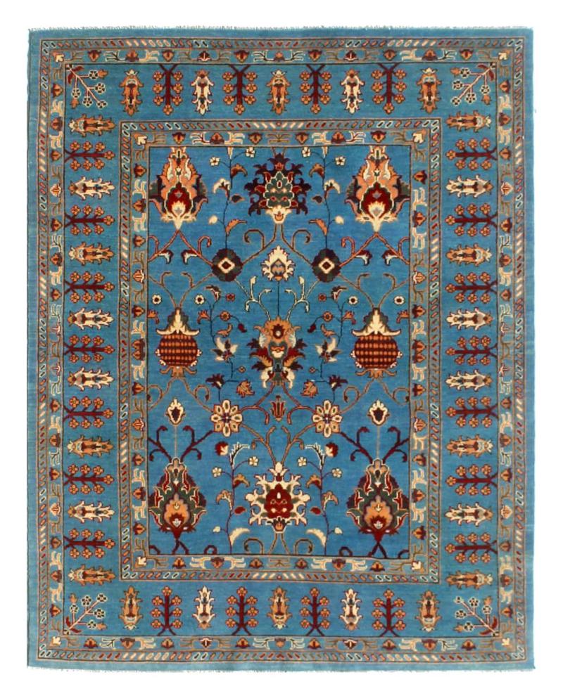 Πακιστανικό χαλί Kazak 242x173 242x173, Περσικό χαλί Χειροποίητο με κόμπους