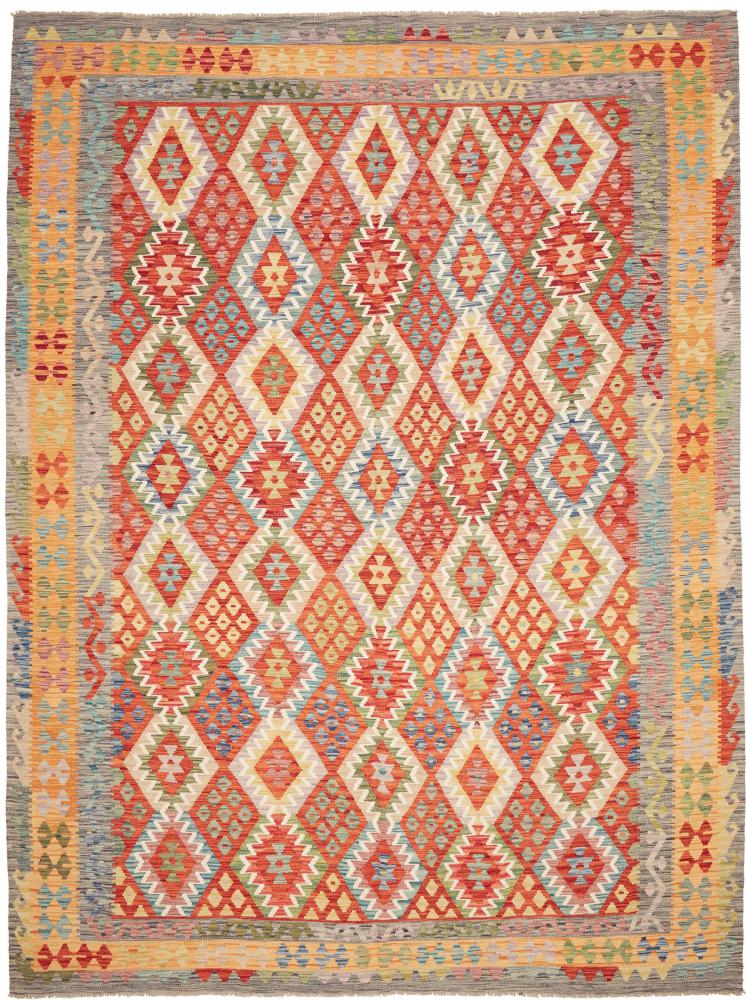 Afghansk teppe Kelim Afghan 343x258 343x258, Persisk teppe Handwoven 
