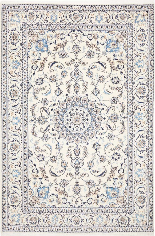 Persian Rug Nain 9'11"x6'6" 9'11"x6'6", Persian Rug Knotted by hand