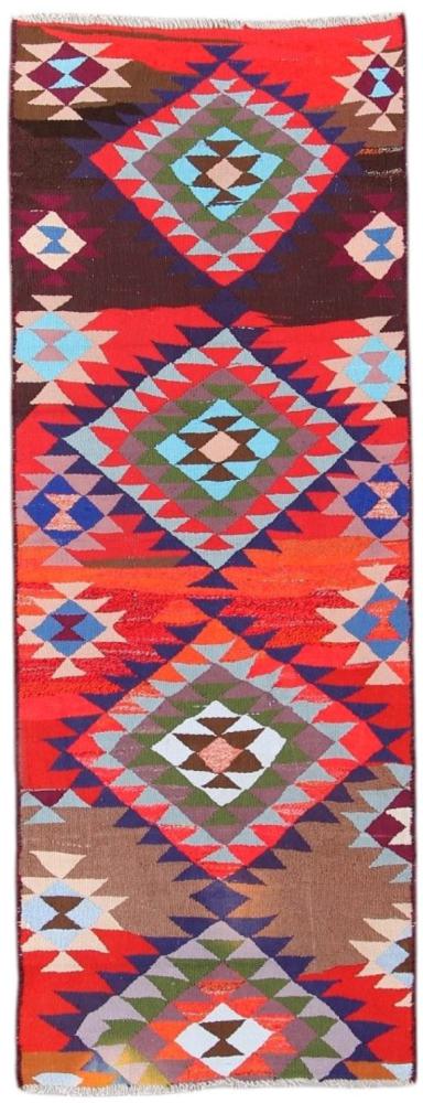 Persisk teppe Kelim Fars Antikke 236x89 236x89, Persisk teppe Handwoven 