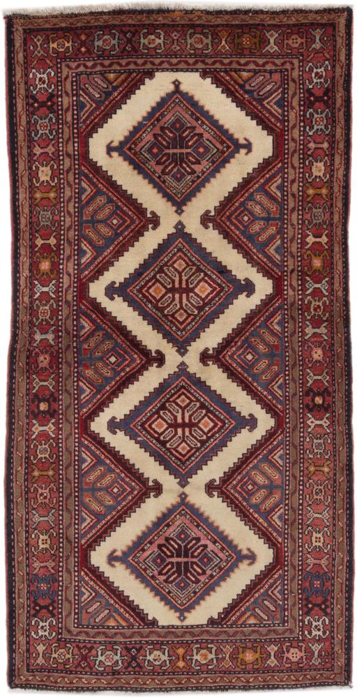 Persian Rug Hamadan 231x121 231x121, Persian Rug Knotted by hand