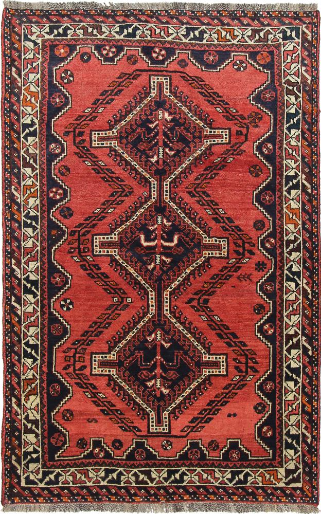 Persisk tæppe Ghashghai 249x159 249x159, Persisk tæppe Knyttet i hånden