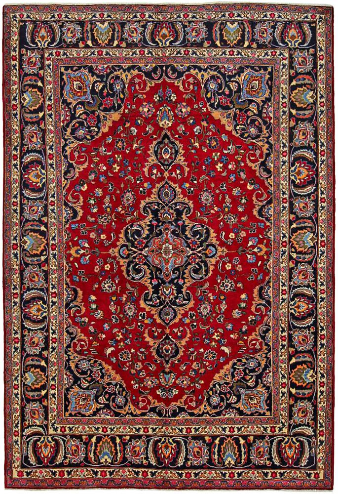 Persisk tæppe Mashhad 286x194 286x194, Persisk tæppe Knyttet i hånden