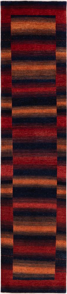 Persialainen matto Persia Gabbeh Loribaft Atash 434x97 434x97, Persialainen matto Solmittu käsin