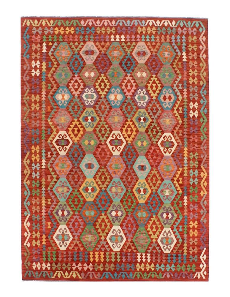 Dywan afgański Kilim Afghan 347x250 347x250, Dywan perski Ręcznie tkane