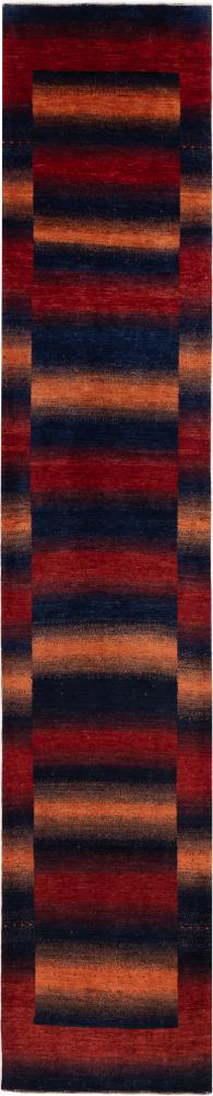 Tappeto persiano Persia Gabbeh Loribaft Atash 451x88 451x88, Tappeto persiano Annodato a mano