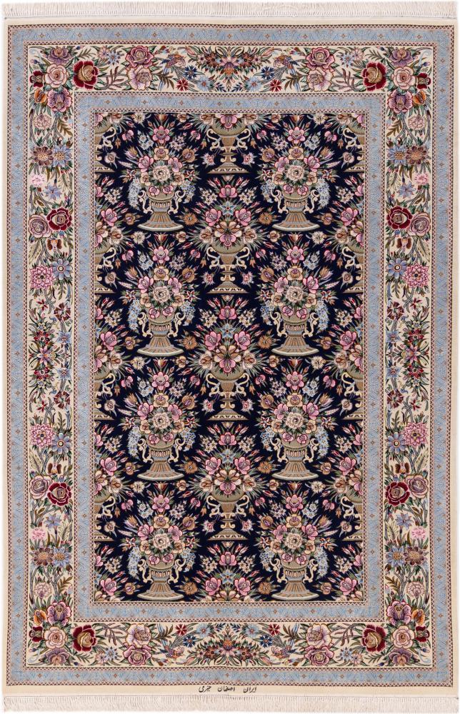 Alfombra persa Isfahán de Sedankette 223x150 223x150, Alfombra persa Anudado a mano