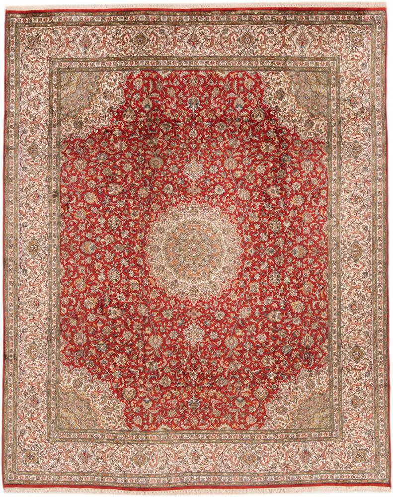 Tappeto indiano Cachemire di Seta 302x242 302x242, Tappeto persiano Annodato a mano