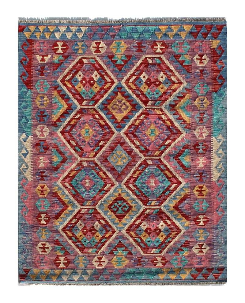 Covor afgan Chilim Afghan Kaudani 172x133 172x133, Covor persan Lucrate de mână