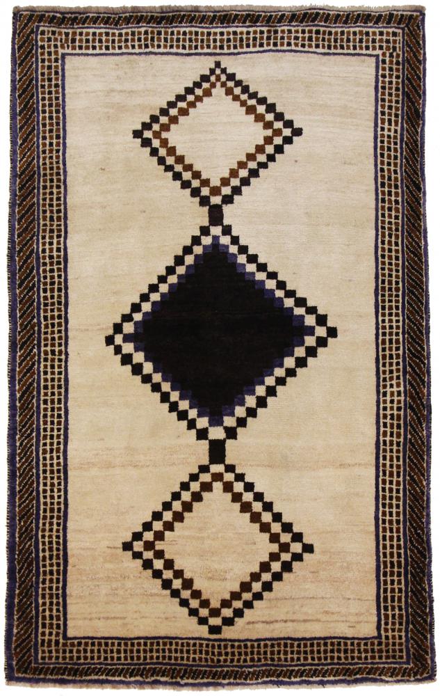 Tapete persa Ghashghai 189x121 189x121, Tapete persa Atado à mão