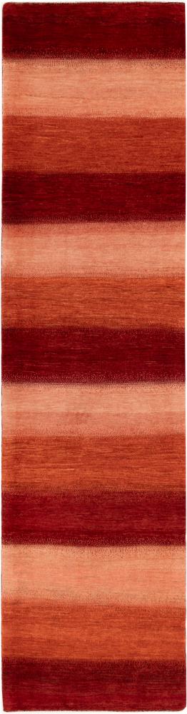 Tapis persan Persan Gabbeh Loribaft Atash 389x99 389x99, Tapis persan Noué à la main