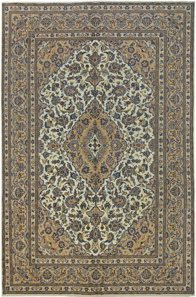 Persisk tæppe Mashhad 291x192 291x192, Persisk tæppe Knyttet i hånden