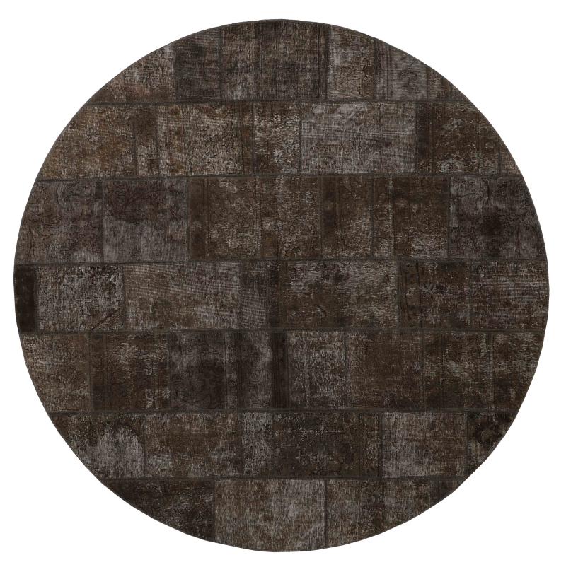 Perserteppich Patchwork 249x249 249x249, Perserteppich Handgeknüpft