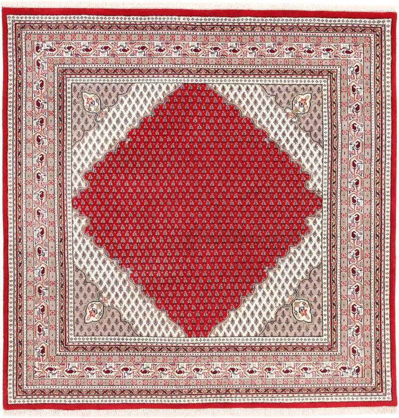 Indisk teppe Indo Sarough 200x198 200x198, Persisk teppe Knyttet for hånd