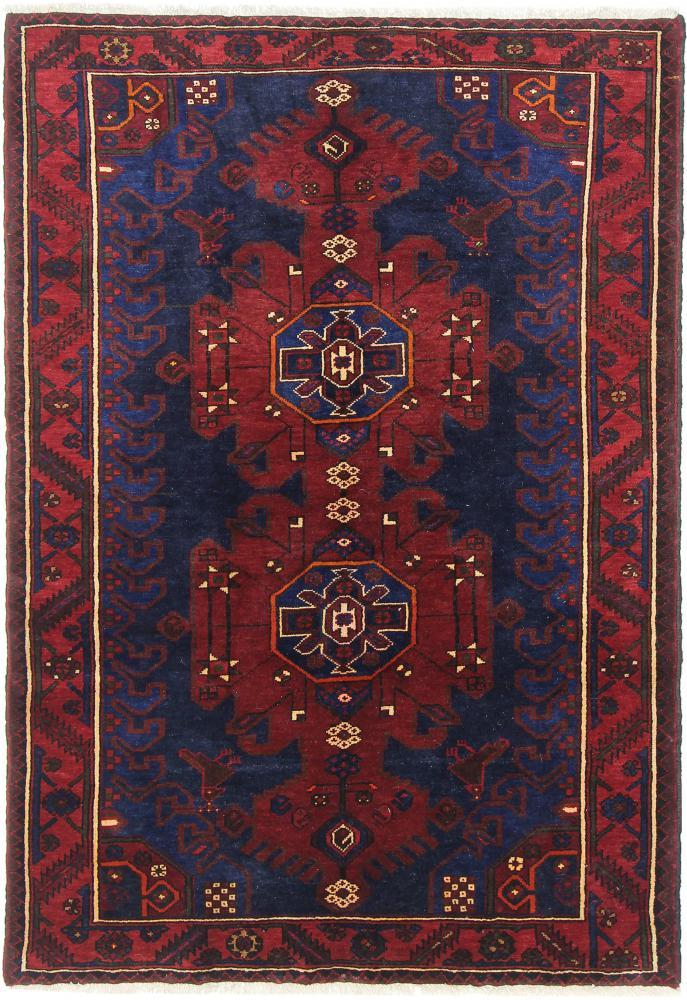 Tapete persa Abadeh 196x134 196x134, Tapete persa Atado à mão