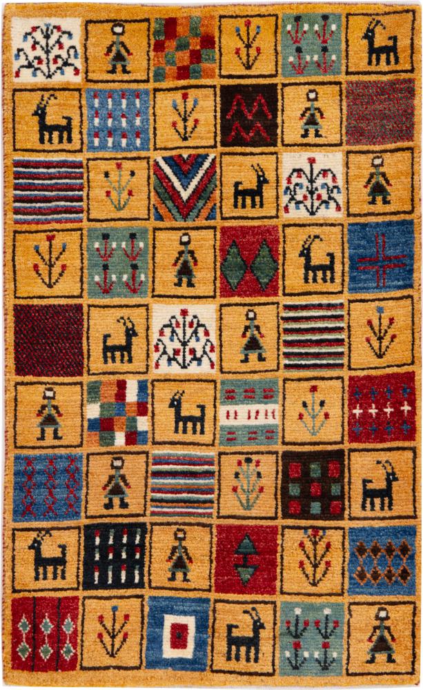 Alfombra persa Persia Gabbeh Nomad 101x63 101x63, Alfombra persa Anudado a mano