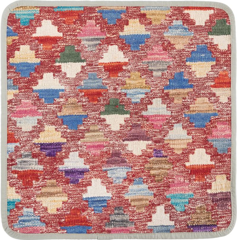 Tappeto Afgano Kilim Afghan Copricuscino 45x45 45x45, Tappeto persiano Annodato a mano