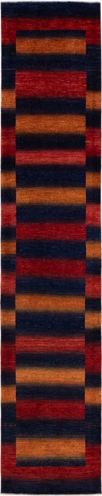 Tappeto persiano Persia Gabbeh Loribaft Atash 444x86 444x86, Tappeto persiano Annodato a mano
