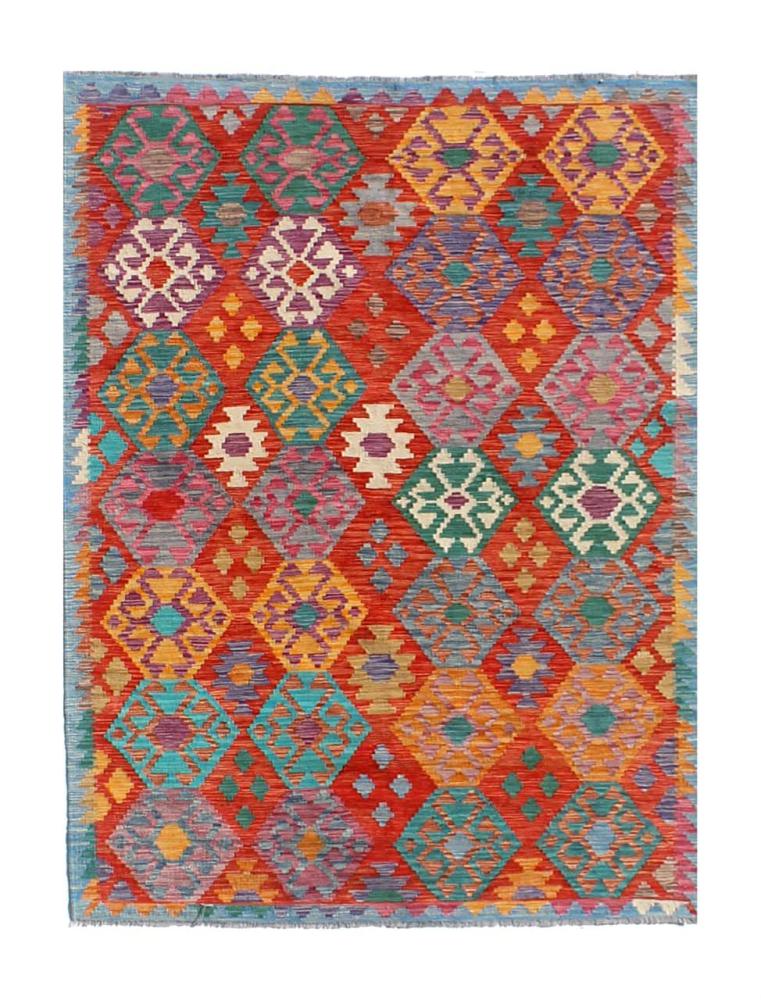 Afghan rug Kilim Afghan 8'2"x5'8" 8'2"x5'8", Persian Rug Woven by hand