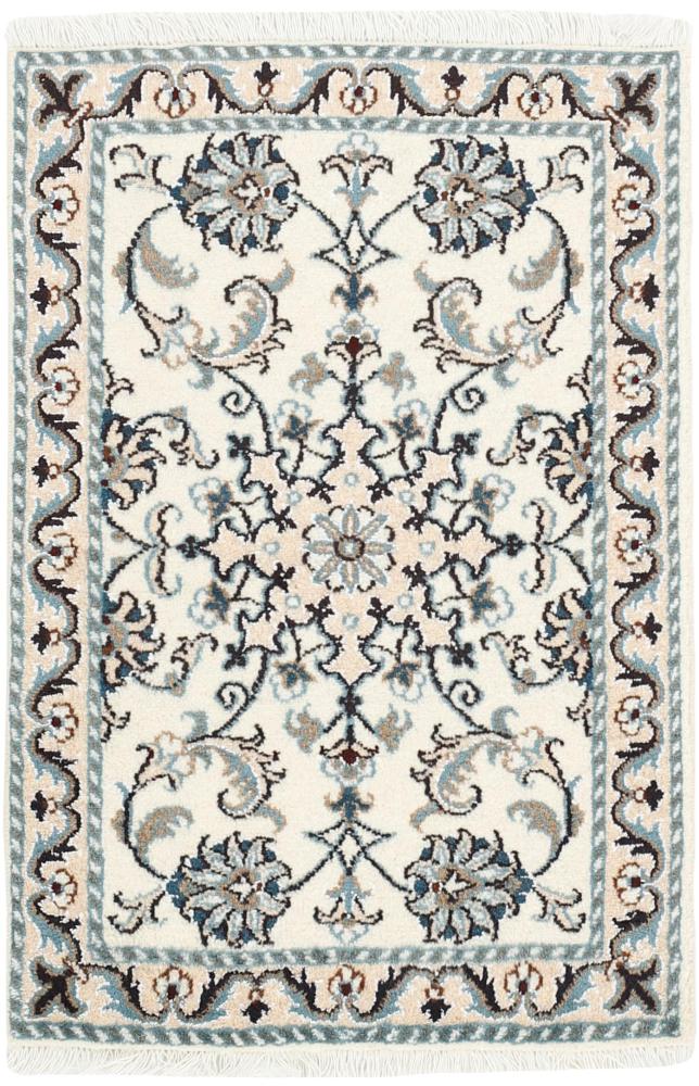 Persian Rug Nain 2'9"x1'11" 2'9"x1'11", Persian Rug Knotted by hand