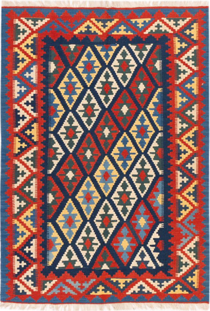 Alfombra persa Kilim Fars Ghashghai 187x129 187x129, Alfombra persa Tejido a mano