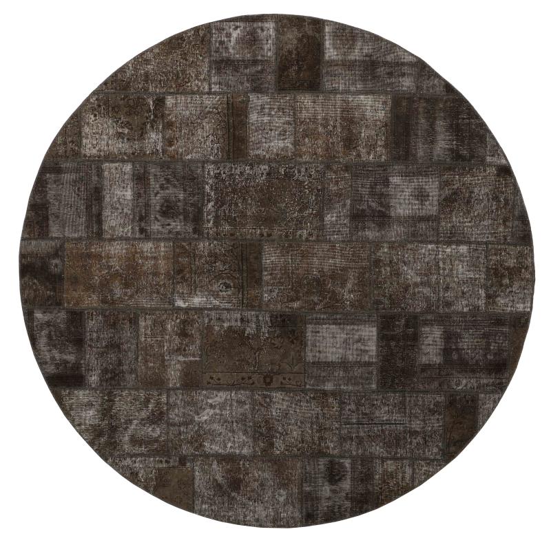 Perserteppich Patchwork 249x249 249x249, Perserteppich Handgeknüpft