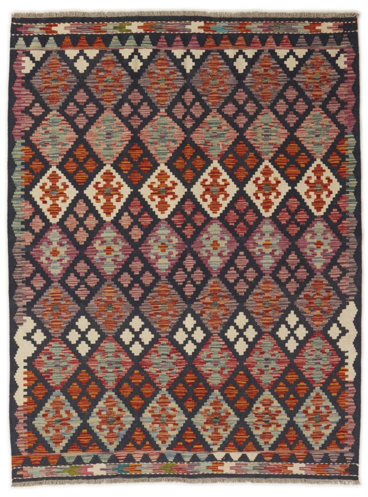 Alfombra afgana Kilim Afghan 183x142 183x142, Alfombra persa Tejido a mano