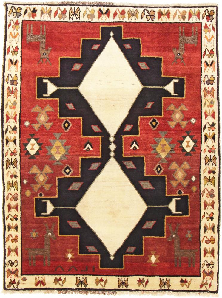 Perzsa szőnyeg Ghashghai 182x139 182x139, Perzsa szőnyeg Kézzel csomózva