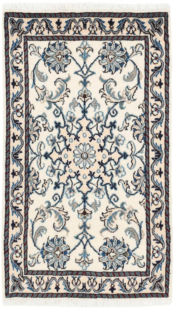 Persian Rug Nain 3'1"x1'10" 3'1"x1'10", Persian Rug Knotted by hand