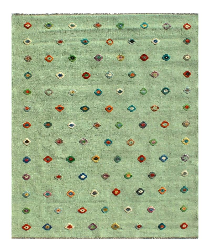 Alfombra afgana Kilim Afghan Nimbaft Edition 195x149 195x149, Alfombra persa Tejido a mano