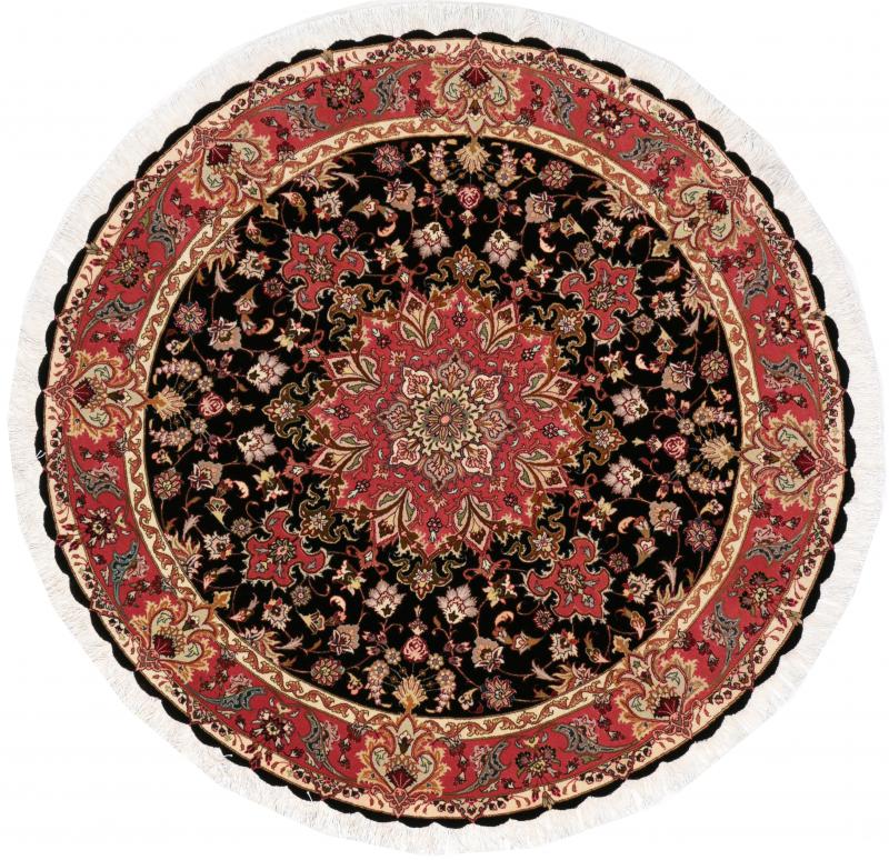 Tapete persa Tabriz 50Raj 149x149 149x149, Tapete persa Atado à mão