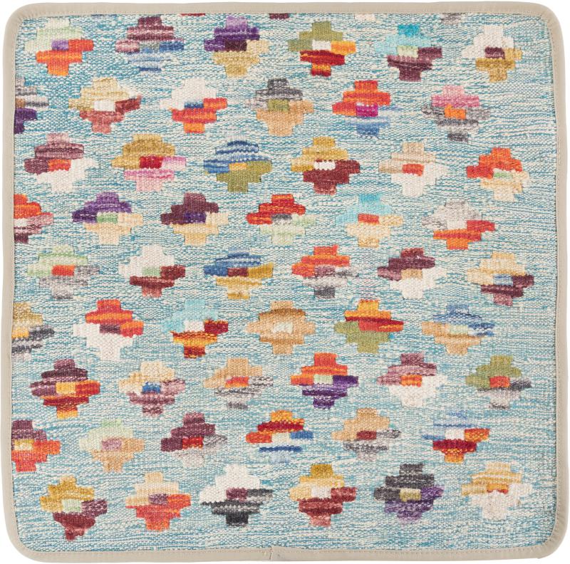 Afghanischer Teppich Kelim Afghan Kissenbezug 50x50 50x50, Perserteppich Handgeknüpft