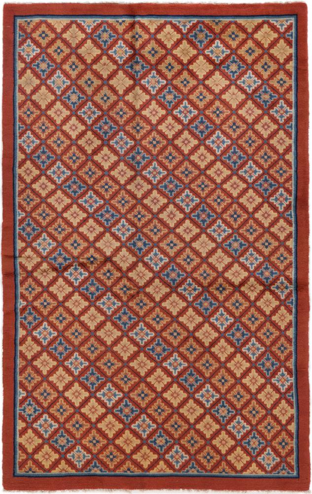 Kinesisk tæppe Kina Ninxia Gamle 208x132 208x132, Persisk tæppe Knyttet i hånden