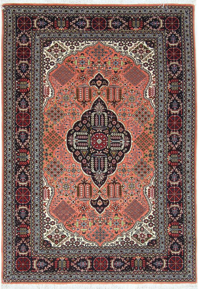 Tapete persa Tabriz 50Raj 146x102 146x102, Tapete persa Atado à mão