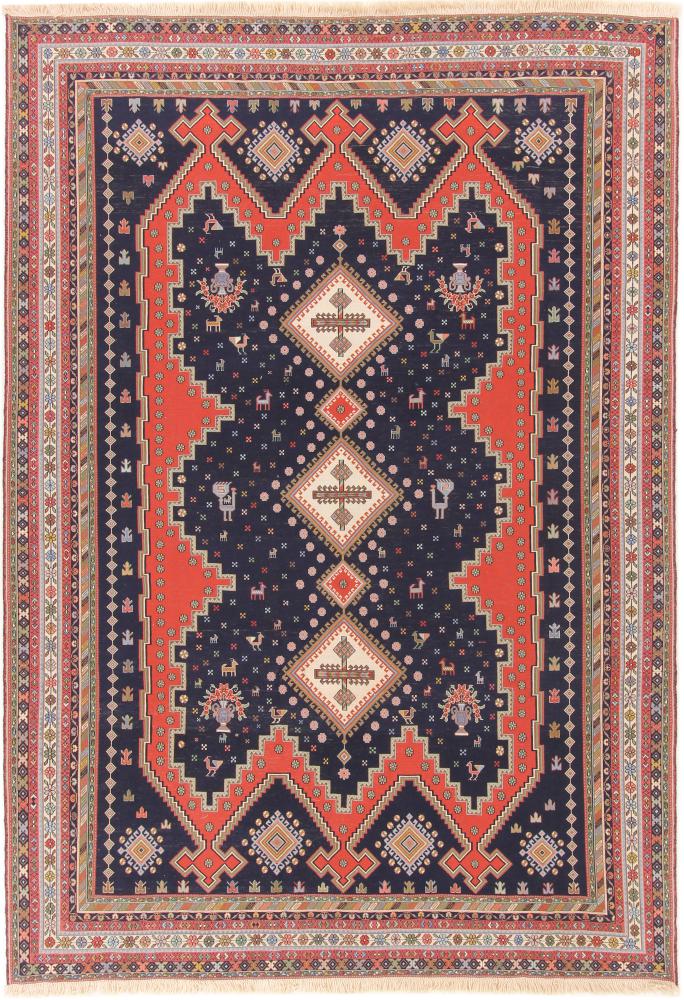 Tapete persa Kilim Soozani 293x201 293x201, Tapete persa Tecido à mão