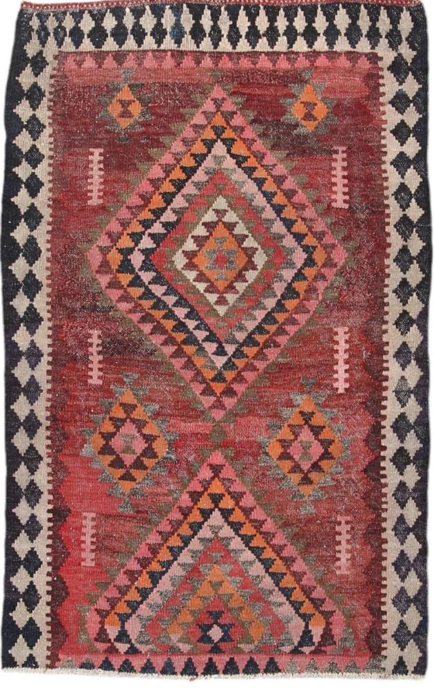 Alfombra persa Kilim Fars Antiguo 209x128 209x128, Alfombra persa Tejido a mano