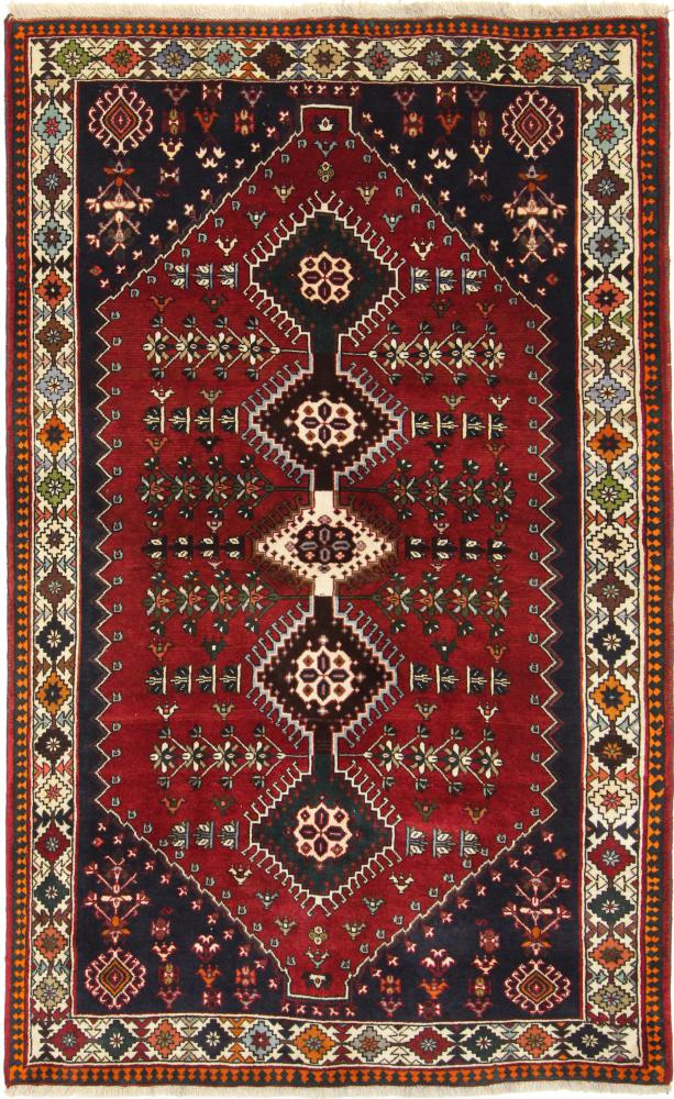 Persisk tæppe Ghashghai 239x151 239x151, Persisk tæppe Knyttet i hånden