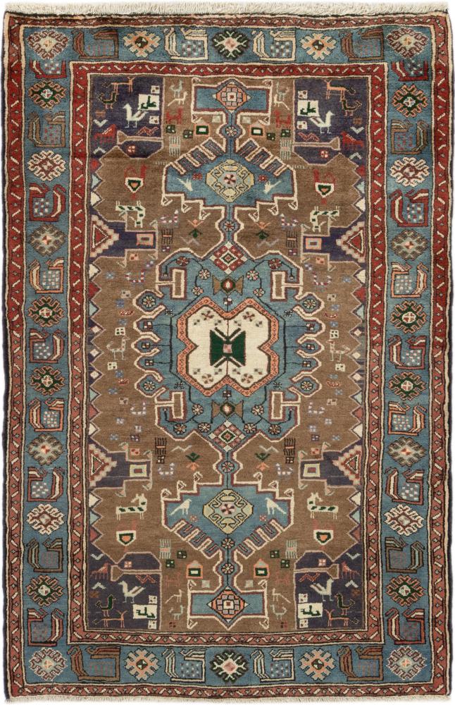 Persian Rug Khamseh 199x131 199x131, Persian Rug Knotted by hand
