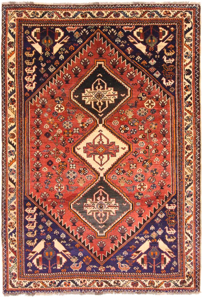 Persisk tæppe Ghashghai 248x170 248x170, Persisk tæppe Knyttet i hånden