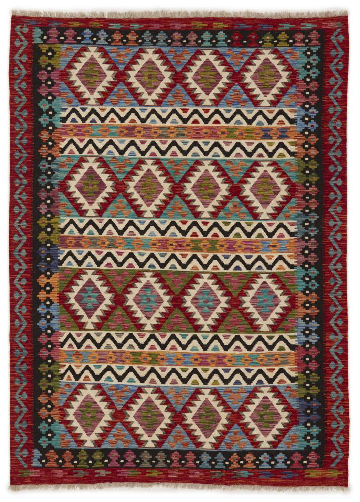 Afghan rug Kilim Afghan 251x181 251x181, Persian Rug Woven by hand