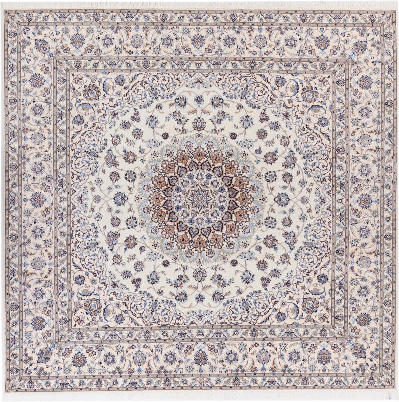 Persian Rug Nain 6La 256x260 256x260, Persian Rug Knotted by hand