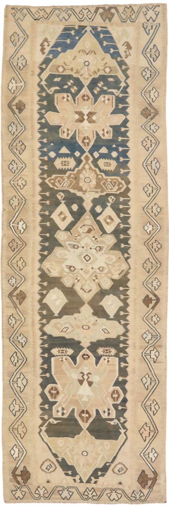 Perzsa szőnyeg Kilim Fars Gharebagh Antik 16'4"x5'4" 16'4"x5'4", Perzsa szőnyeg szőttesek