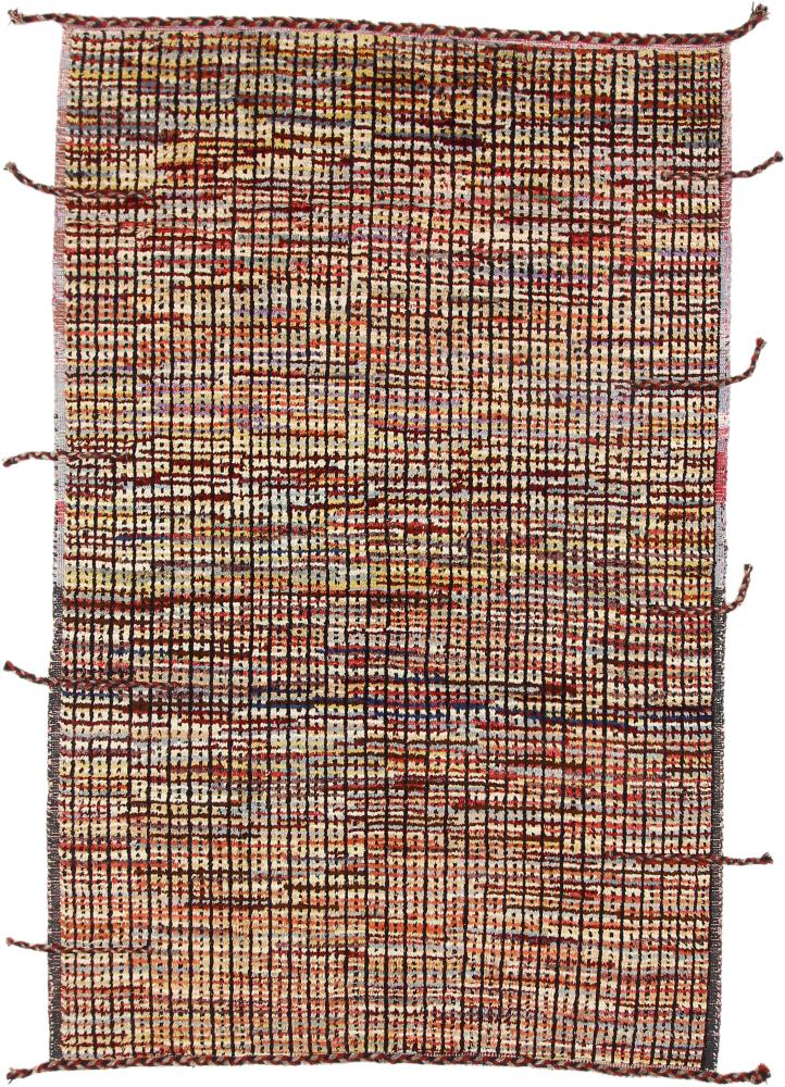 Pakisztáni szőnyeg Berber Maroccan Design 8'2"x5'3" 8'2"x5'3", Perzsa szőnyeg Kézzel csomózva