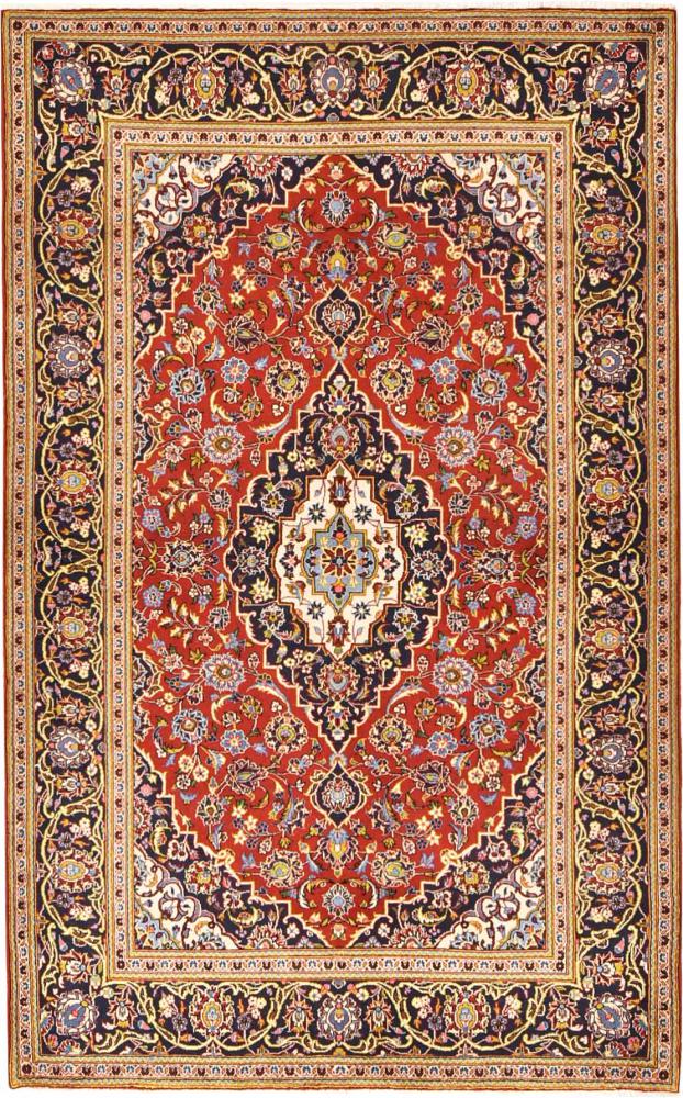 Persisk matta Keshan 222x140 222x140, Persisk matta Knuten för hand