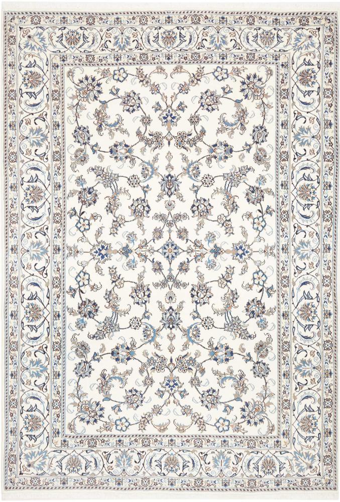 Persian Rug Nain 9'9"x6'6" 9'9"x6'6", Persian Rug Knotted by hand