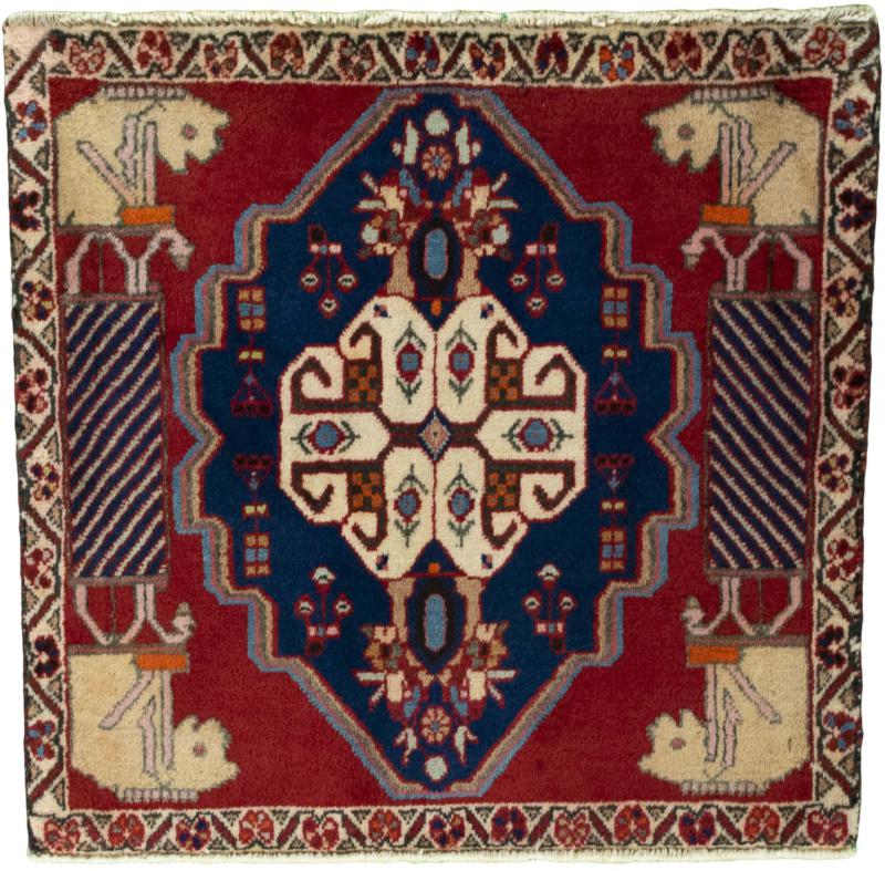 Persian Rug Shiraz 65x66 65x66, Persian Rug Knotted by hand