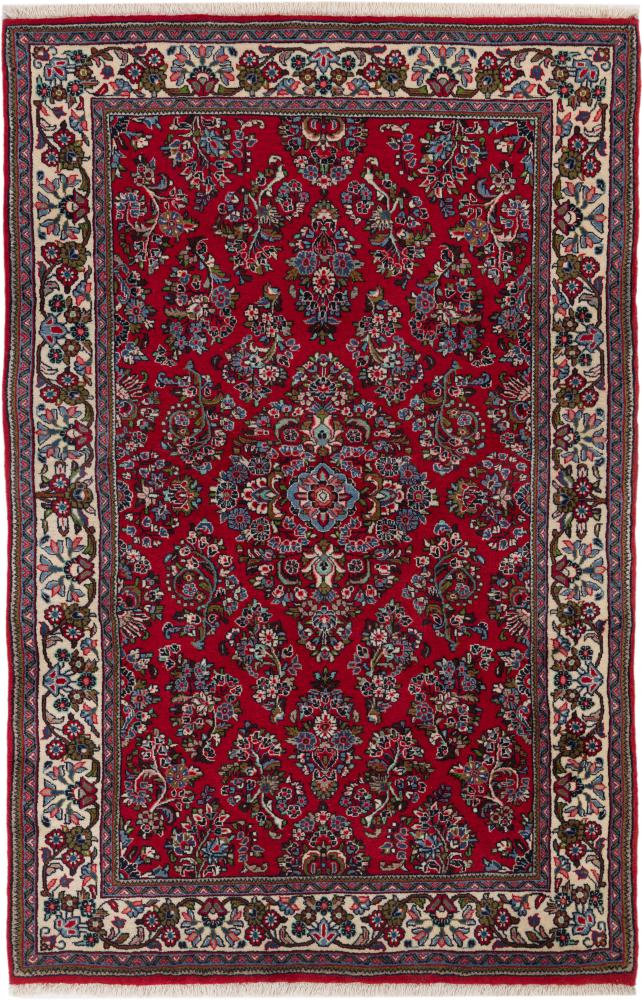 Persian Rug Sarouk 203x132 203x132, Persian Rug Knotted by hand