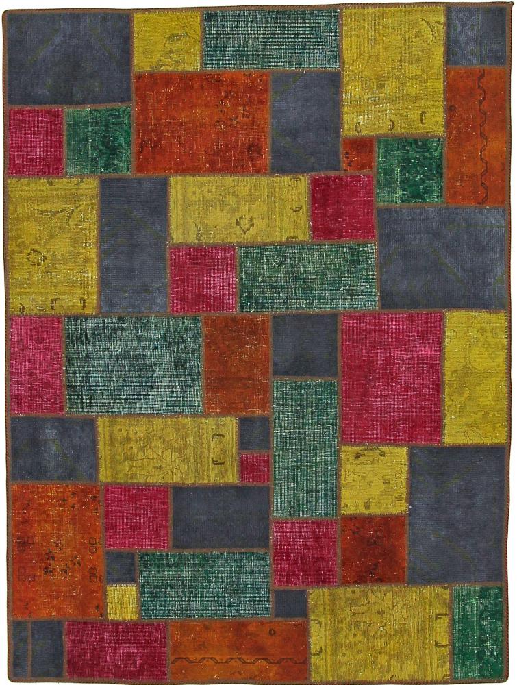 Perzsa szőnyeg Patchwork 198x148 198x148, Perzsa szőnyeg Kézzel csomózva