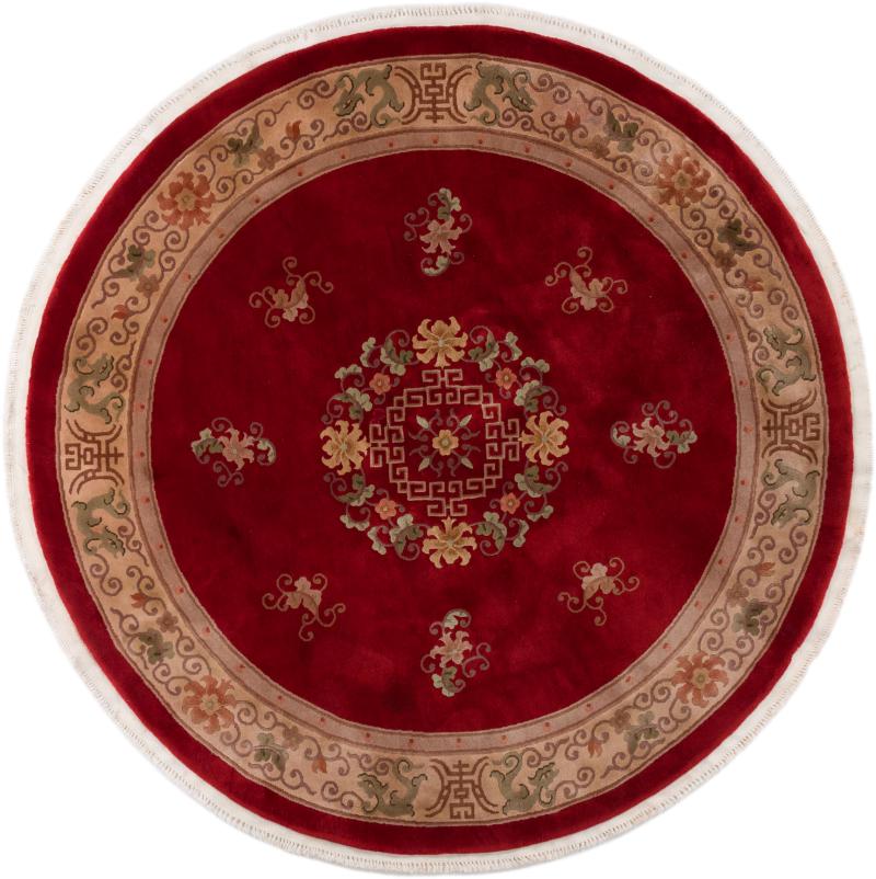 Tapis chinois china 222x224 222x224, Tapis persan Noué à la main